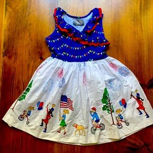 Eleanor Rose Independence Day Dress. Size 7/8